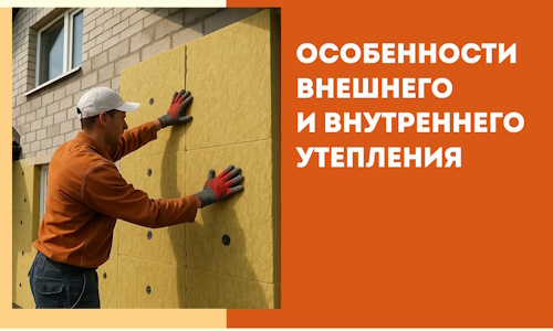 Какие особенности внешнего и внутреннего утепления в Лесозаводске
