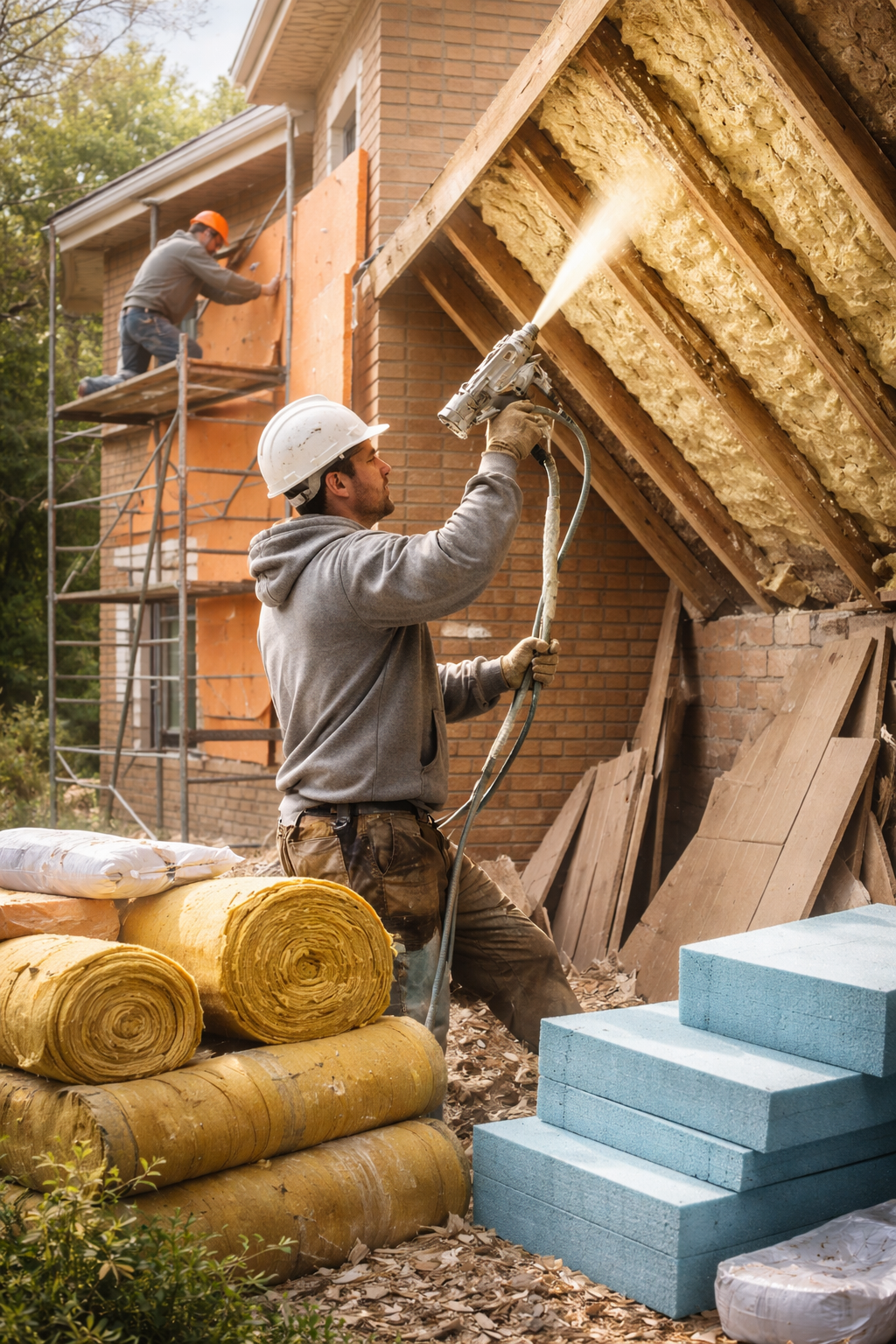 Утепление домов в Лесозаводске под ключ от 4342 руб/м2 | Профессионально — ТепломастерЛсз
