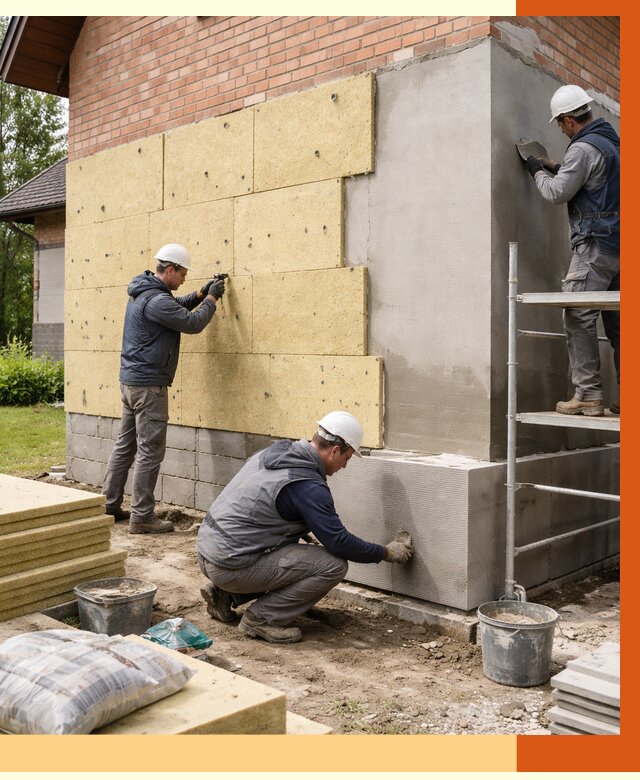 Утепление частного дома в Лесозаводске под ключ от 7754 руб/м2 — недорого | ТепломастерЛсз