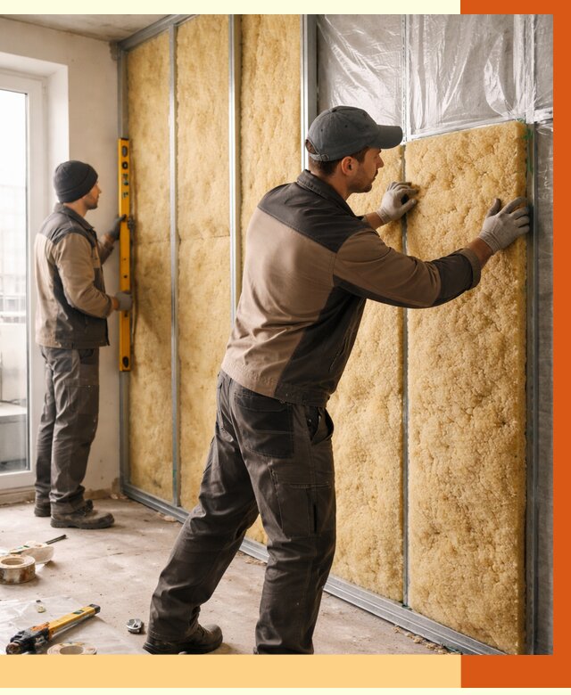 Утепление квартиры изнутри в Лесозаводске от 4497 руб. за м2 | Проф. работы ТепломастерЛсз