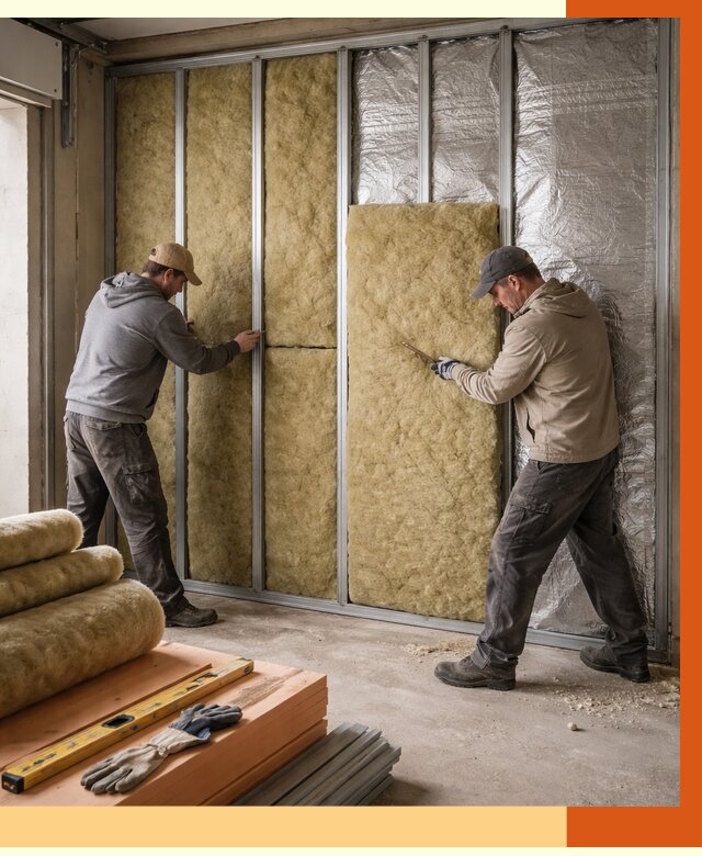 Утепление гаража изнутри в Лесозаводске от 7754 руб/м2 — работы и цена | ТепломастерЛсз