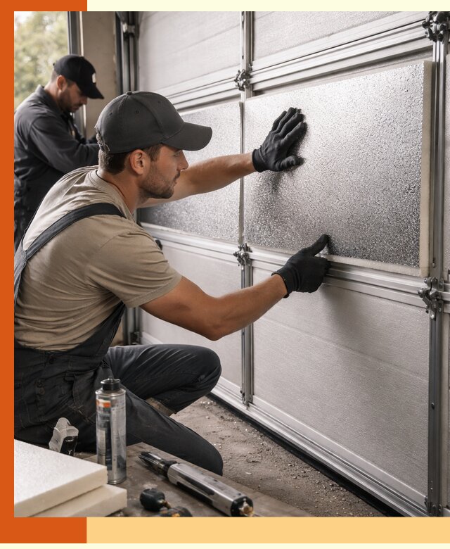 Утепление гаражных ворот в Лесозаводске качественно и надежно