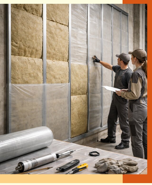 Утепление склада химсырья в Лесозаводске от 4652 руб. под ключ | ТепломастерЛсз