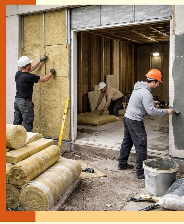 Утепление торгового павильона в Лесозаводске — качественно и энергоэффективно