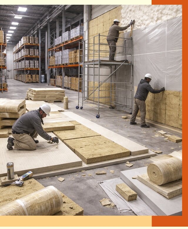 Утепление складского терминала в Лесозаводске от 7754 руб./м² под ключ | ТепломастерЛсз