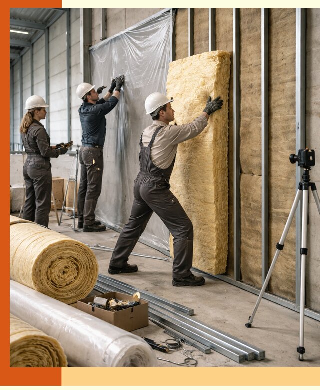 Утепление складского терминала в Лесозаводске профессионально и надёжно