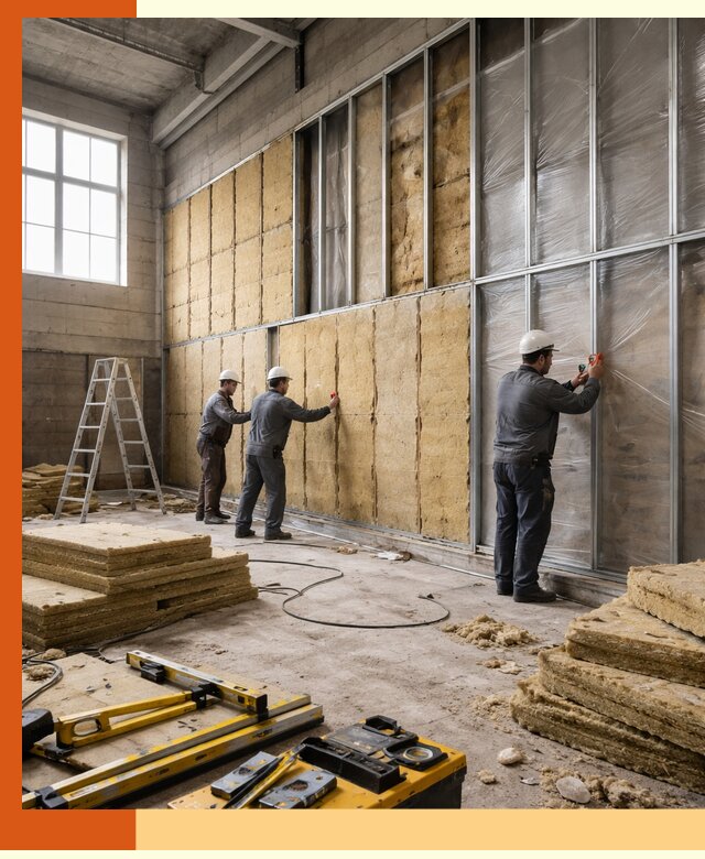 Утепление спортивного зала в Лесозаводске качественно и недорого