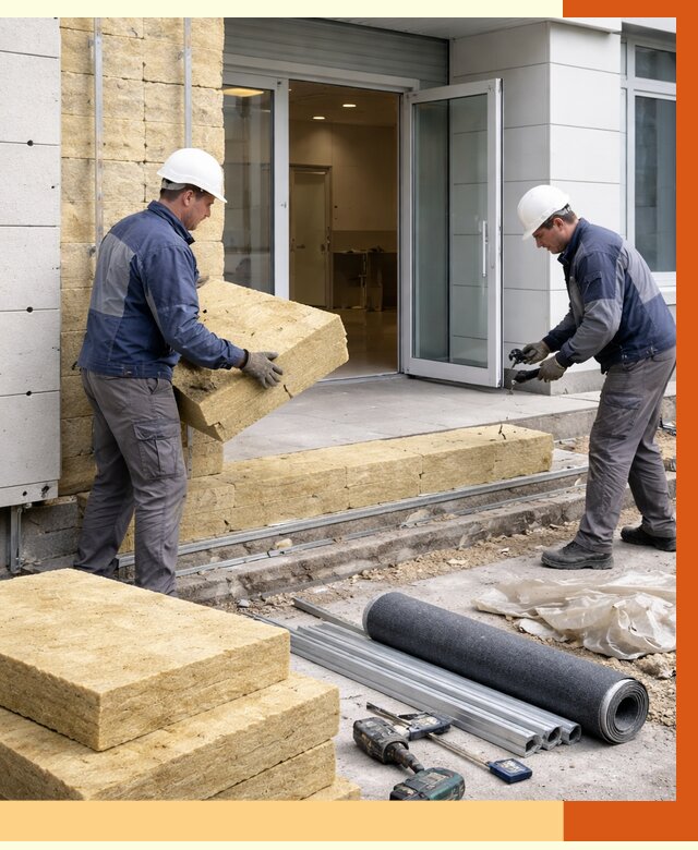 Утепление медицинского центра в Лесозаводске под ключ от 12923 руб./м² | ТепломастерЛсз