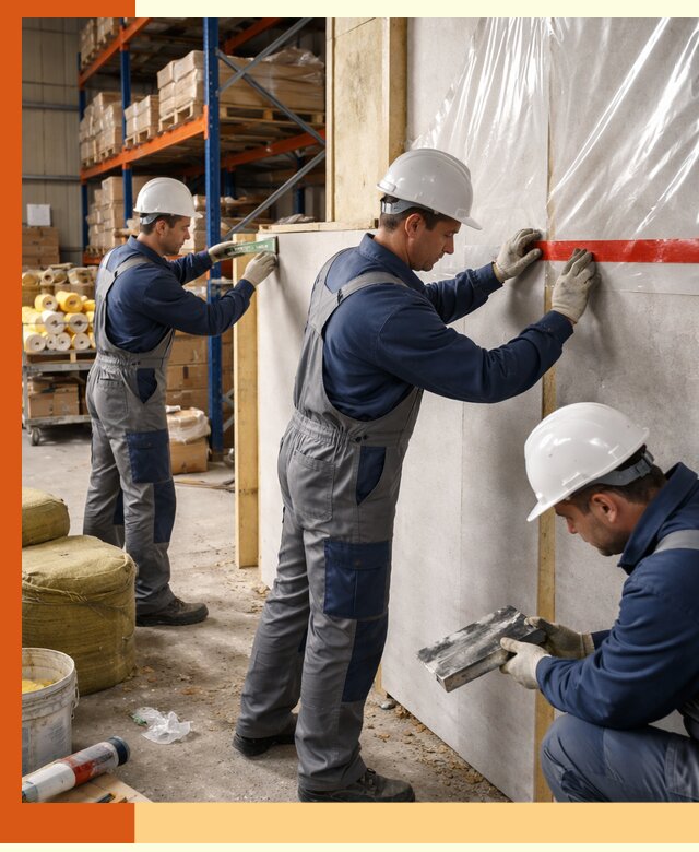 Утепление теплого склада под ключ в Лесозаводске