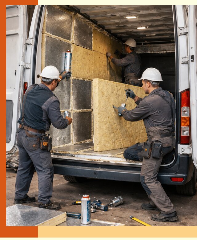 Утепление фургона-рефрижератора в Лесозаводске для сохранения температуры