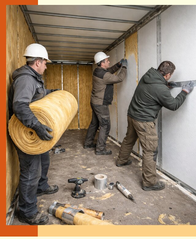 Утепление рефрижераторного контейнера в Лесозаводске профессионально и надежно