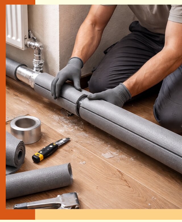 Утепление труб отопления в Лесозаводске: теплоизоляция и защита сети