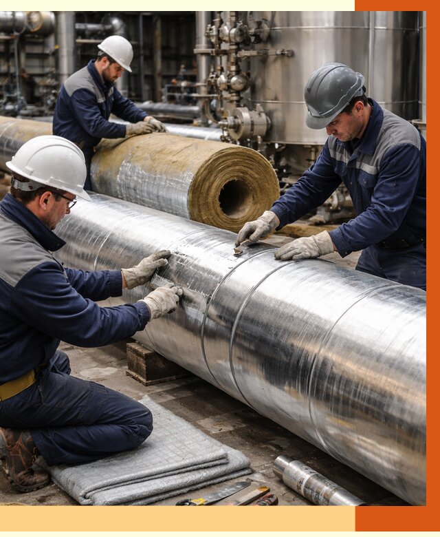 Утепление технологического оборудования в Лесозаводске от 4342 руб. за м2 | ТепломастерЛсз