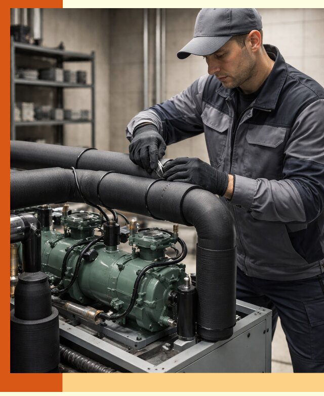 Утепление холодильного агрегата и теплоизоляция в Лесозаводске