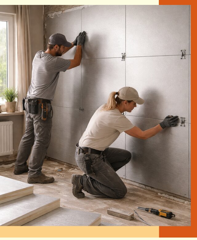 Утепление PIR панелями в Лесозаводске от 4342 руб. под ключ | ТепломастерЛсз