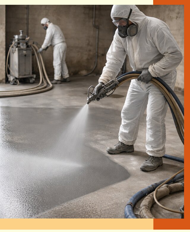 Гидроизоляция полимочевиной в Лесозаводске от 8787 руб/м² — напыление полимерной гидроизоляции | ТепломастерЛсз