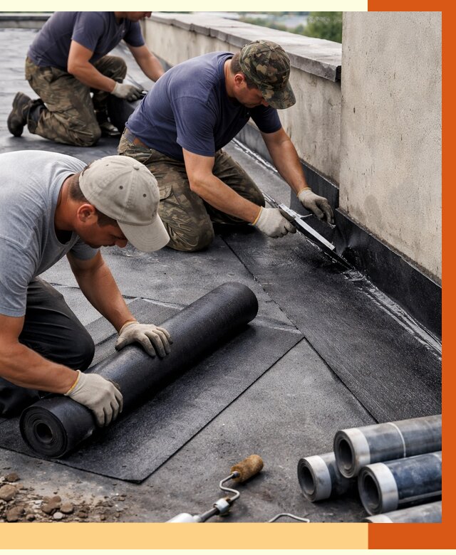 Гидроизоляция кровли в Лесозаводске от 4652 руб. — профессиональная гидроизоляция крыши | ТепломастерЛсз