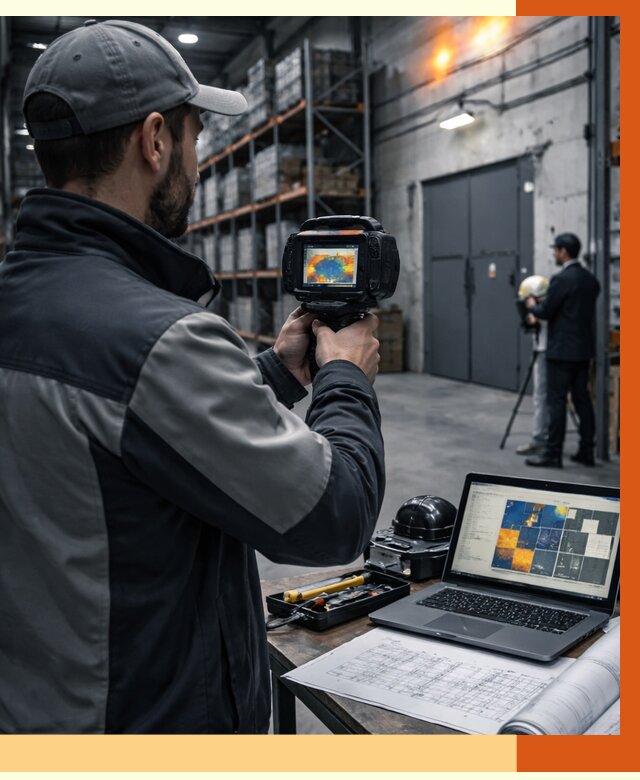 Тепловизионное обследование склада в Лесозаводске от 6720 руб. | ТепломастерЛсз