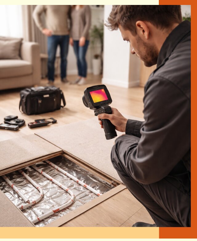 Тепловизионное обследование теплого пола в Лесозаводске от 4652 руб. — ТепломастерЛсз